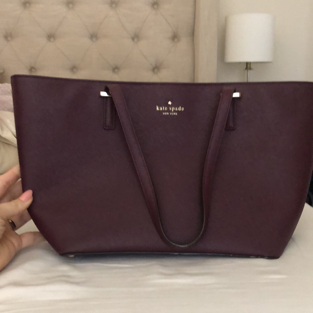 Kate Spade Mini Harmony Aubergine Tote Bag